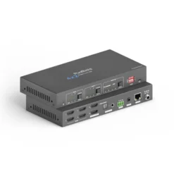 OneAV Switch HDMI 4x2 4K 18Gbps avec mise à l'échelle et extraction audio