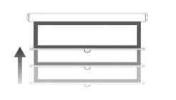 Optoma DS-1109PMG+ Écran de projection enroulable, 234 x 146,3 16:10, blanc mat