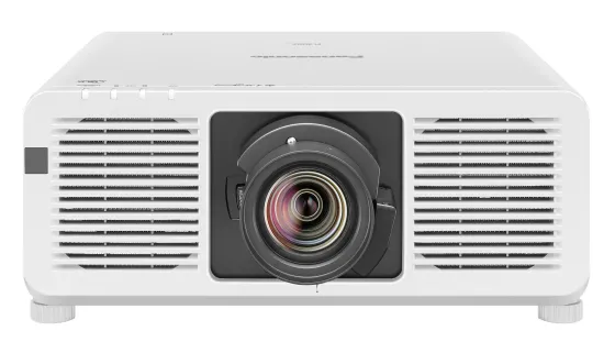 Panasonic PT-REQ80LWE Vidéoprojecteur, 3840 x 2160 4K UHD, 8000 Lumen, sans objectif