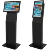 Peerless-AV KIP522-EUK - Kiosque vertical/transversal pour écrans de 15″ à 32″, noir