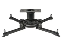 Peerless-AV PJF2-UNV – Support de projecteur avec plaque d'adaptation universelle Spider® pour projecteurs pesant jusqu'à 22,68 kg, noir
