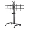 Peerless-AV SR555M Smartmount – Chariot pour écrans plats de visioconférence pour 2 écrans de 40" à 65"