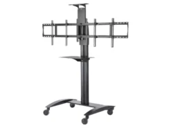 Peerless-AV SR555M Smartmount – Chariot pour écrans plats de visioconférence pour 2 écrans de 40" à 65"