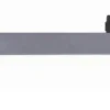 PeTa Support mural standard, longueur variable de 70 à 130 cm avec boule en acier