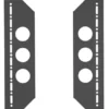 Plaques d'adaptation Chief FHB5050, extension VESA : 800 x 400mm