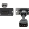 Platine murale DisplayPort Kramer W-DP, noir