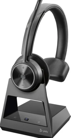 Poly Savi 7310 Office - Micro-casque mono sans fil certifié pour Microsoft Teams (avec socle de chargement DECT)