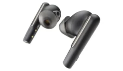 Poly Voyager Free 60+ Écouteurs USB-C avec boîtier de recharge à écran tactile pour Microsoft Teams, noir