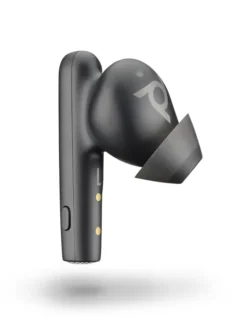 Poly Voyager Free 60+ Écouteurs USB-C avec boîtier de recharge à écran tactile pour Microsoft Teams, noir