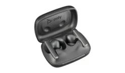 Poly Voyager Free 60 - Écouteurs USB-C certifié pour Microsoft Teams avec étui de chargement, noir