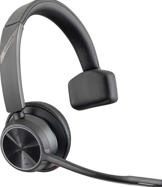 Poly Voyager 4310 - Micro-casque mono Bluetooth USB-C certifié pour UC (avec socle de chargement)
