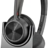 Poly Voyager 4320 - Micro-casque stéréo Bluetooth USB-A certifié pour Microsoft Teams (avec socle de chargement)