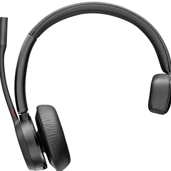 Poly Voyager 4310 UC, V4310-M C Micro-casque sans fil Bluetooth mono avec USB-C, sans socle de chargement, certifié pour Microsoft Teams