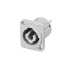 Prise encastrable PowerOut Neutrik NAC3MPXXB, gris