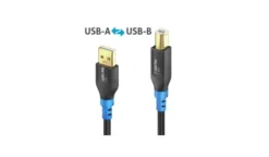PureLink FI-U200-030 Câble USB 2.0 USB-A vers USB-B, noir, 3 m