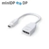 Purelink IS160 Adaptateur Mini DisplayPort vers DisplayPort 0,15m, blanc