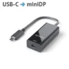 Purelink IS211 Adaptateur USB-C vers mini DisplayPort 4k 0,10m noir