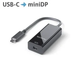 Purelink IS211 Adaptateur USB-C vers mini DisplayPort 4k 0,10m noir