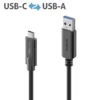 Purelink IS2601-005 Câble USB-C vers USB-A 0,5 m, noir