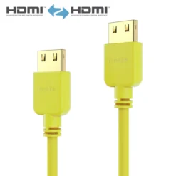 Purelink PI0504-015 Câble HDMI SuperThin 1,5 m, jaune