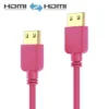Purelink PI0505-015 Câble HDMI SuperThin 1,5 m, magenta