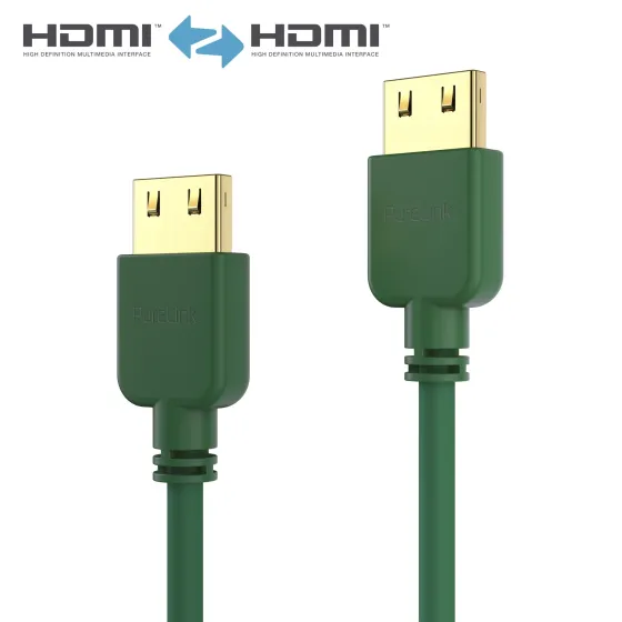 Purelink PI0503-005 Câble HDMI SuperThin 0,5 m, vert