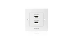 PureLink PI105 Plaque murale HDMI 4K Premium haute vitesse à 2 ports