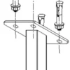 Équerres de plafond celexon pour écrans de projection PRO Plus 40 cm