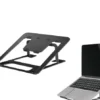 Rehausseur de bureau Neomounts NSLS085BLACK pour ordinateur portable - 10"-17", noir (pliable)