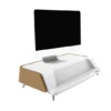 Réhausseur de bureau celexon PRO ME1730 pour écran de 17"-30" - beige (avec système de nettoyage UV-C)