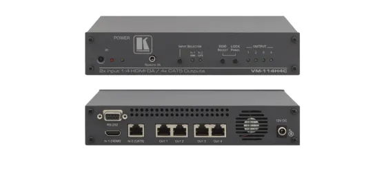 Répartiteur Kramer VM-114H4C HDMI-CAT 2x1:4 (2x HDMI vers 4x CAT)