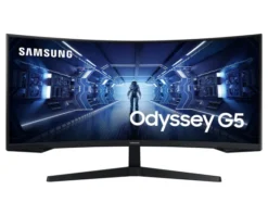 Samsung C34G55TWWPX 34" VA Moniteur, 3440 x 1440 UWQHD, 165Hz, 1ms