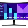 Samsung Essential S39GD moniteur incurvé Full HD 32 pouces avec taux de rafraîchissement de 100 Hz et mode jeu