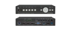 Sélecteur/Scaler de présentation compact Kramer VP-440H2 5 entrées 4K60 4:4:4 avec sorties HDBaseT & HDMI