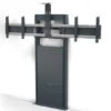 SMS New Presence Wall/Floor VC - Support mural fixe au sol avec support pour caméra - max 2x65" | max.VESA 800x400 | charge admissible 120kg | gris foncé