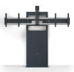 SMS New Presence Wall/Floor VC - Support mural fixe au sol avec support pour caméra - max 2x65" | max.VESA 800x400 | charge admissible 120kg | gris foncé