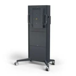 SMS Presence Mobile Flipster - Chariot à hauteur réglable par moteur avec fonction de rotation - mise à jour 2021 - jusqu'à 75" | max. VESA 400x400 | charge max. 150kg | gris foncé