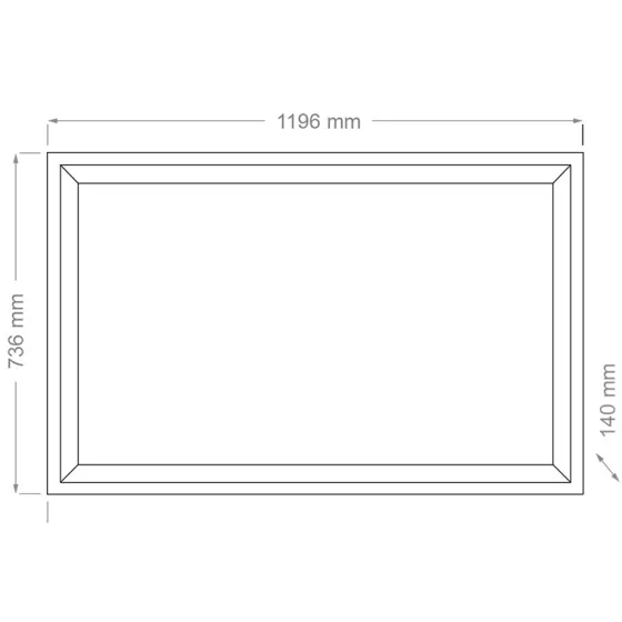 Série Hagor Inbox Digital Signage - Coffre intérieur parfaitement adaptés pour les écrans de 46"-48"