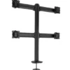Support de bureau Chief K3G220B pour 2x2 écrans de 27" - noir (réglable latéralement et pivotant)