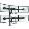 Support de bureau Chief KONTOUR K4G320B pour 3x2 écrans de 10"-24" - noir (réglable en profondeur, inclinable et pivotant)