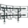 Support de bureau Chief KONTOUR K4G420B pour 4x2 écrans de 19"-24" - noir (réglable en profondeur et inclinable)