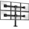 Support de bureau Chief KONTOUR K3 pour 3x2 écrans de 27"-30" - noir (inclinable)
