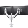Support de bureau Chief Kontour K1C220W réglable en hauteur et vissable, avec bras articulés pour 2 moniteurs