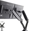 Support de bureau iiyama DS3002C-B1 à bras pneumatique articulé, pour 2 écrans