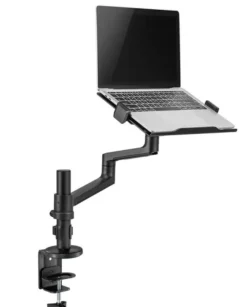 Support de bureau Neomounts DS20-425BL1 pour ordinateur portable de 11,6"-17,3"- noir (inclinable, rotatif et pivotant)