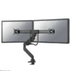 Support de bureau Neomounts DS75-450BL2 pour 2 écrans de 17-32" - noir (inclinable, rotatif, pivotant et réglable en hauteur & profondeur)