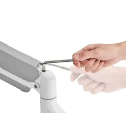 Support de bureau Neomounts DS70PLUS-450WH1 pour écran incurvé 17