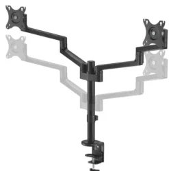 Support de bureau Neomounts DS60-425BL2 pour 2 écrans de 27