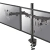 Support de bureau Neomounts FPMA-D550DBLACK pour 2 écrans jusqu'à 32" - noir (inclinable, rotatif et pivotant)