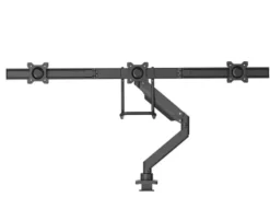 Support de bureau Neomounts NM-D775DX3BLACK pour trois écrans plats jusqu'à 27